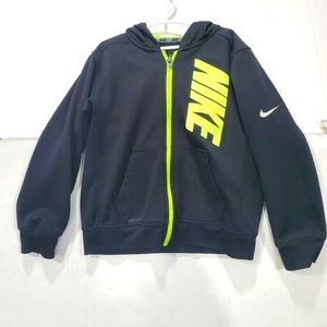 B2shool Nike Dri fit black with lime jackets size 5 with hood